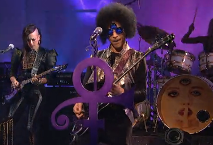 Watch Prince's historic 'SNL' medley in all its delightfully trippy glory