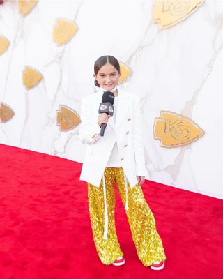 Image of Taylen BIggs on red carpet