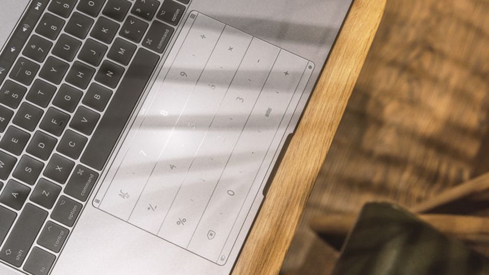 Nifty MacBook trackpad accessory adds a full number pad to your laptop