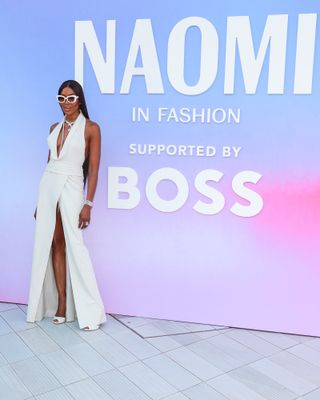 Naomi Campbell wearing custom BOSS