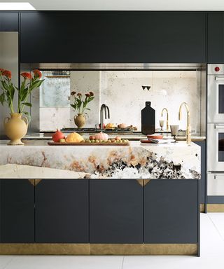 Modern kitchen ideas with stone worktop