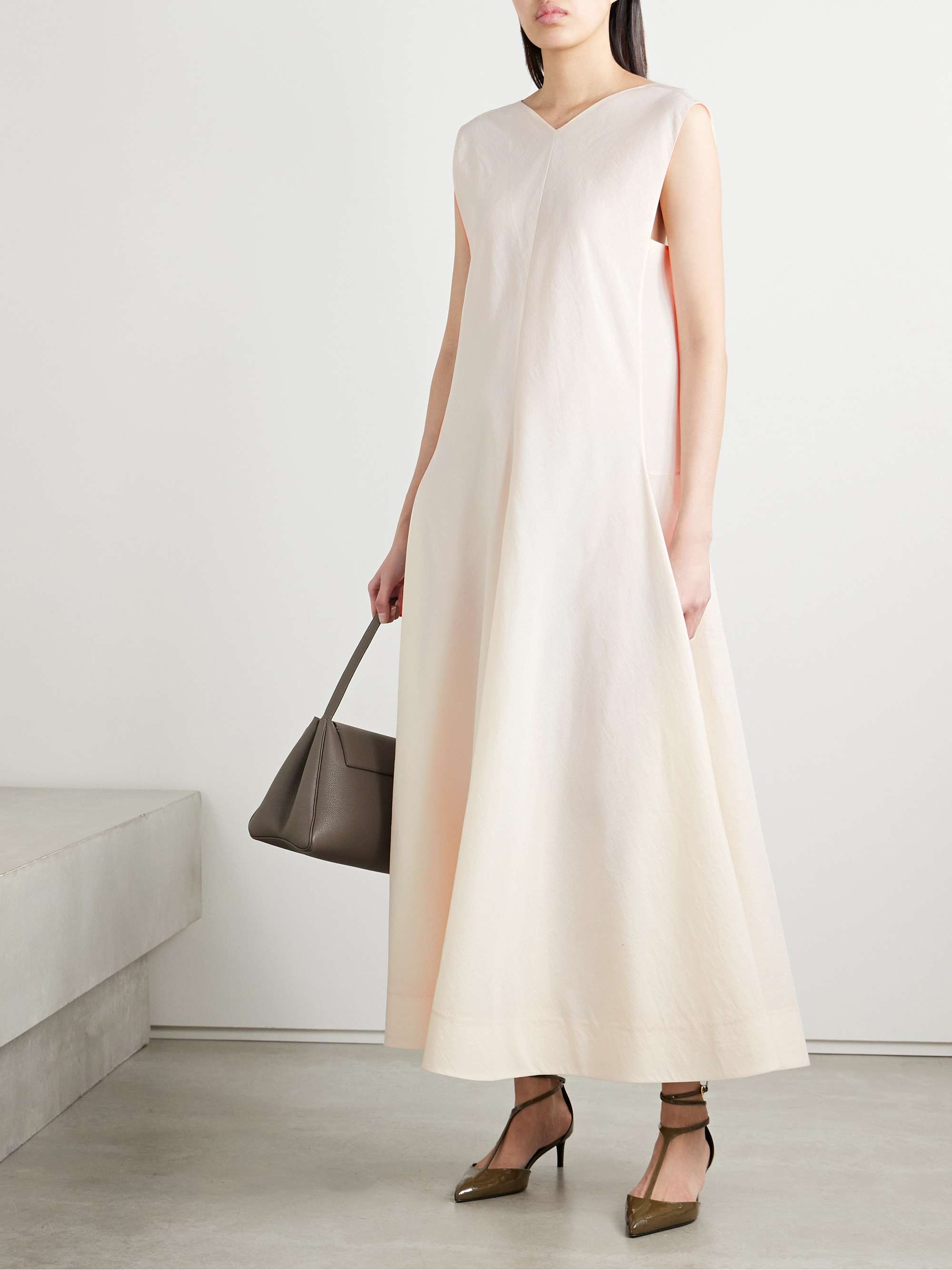 Mellie Silk-Blend Organza Midi Dress