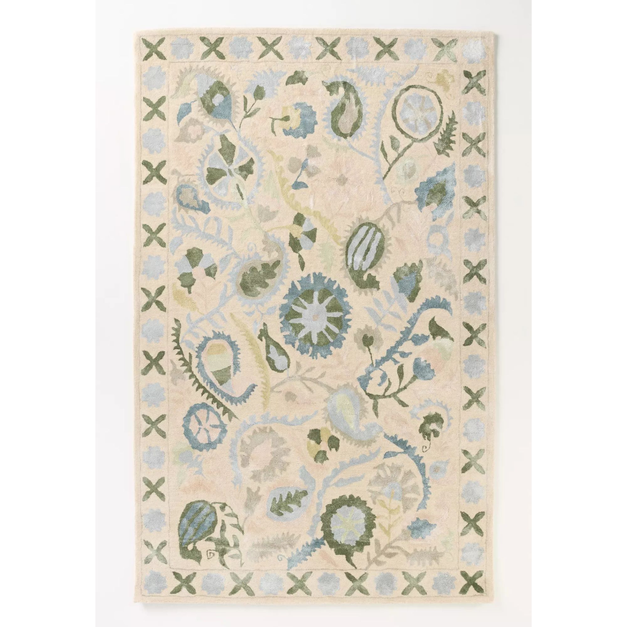 Calista Hand-Tufted Persian-Inspired Rug (Moss)