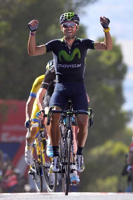 Alejandro Valverde wins stage 8