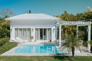 A junior suite with private pool at Eden Roc Cap Cana in Punta Cana, Dominican Republic