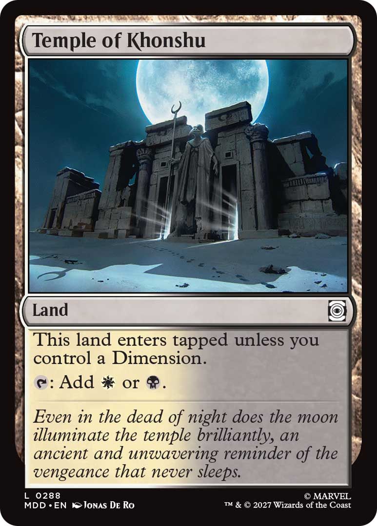 MTG Darkhold Destiny cards on a plain background