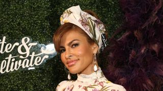 Eva Mendes attends Create & Cultivate Los Angeles at Rolling Greens Los Angeles on February 22, 2020 in Los Angeles, California