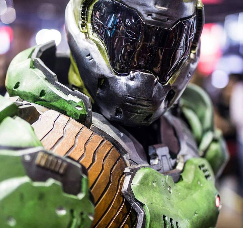 Meet the man inside this incredible Doom cosplay | PC Gamer