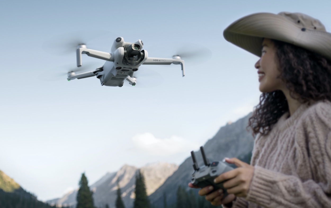 DJI Mini Pro 4 with controller