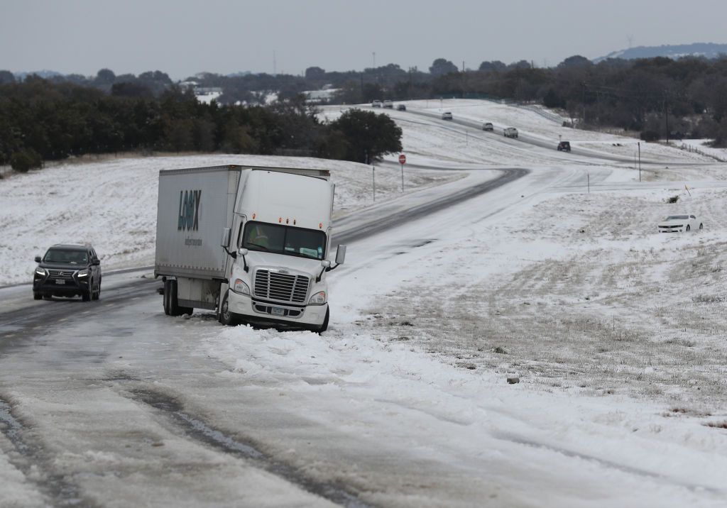 Texas snowstorm.