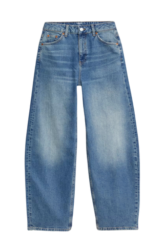 Mid Rise Relaxed Horseshoe Jeans