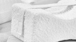 Brooklyn Bedding knee pillow close-up shot