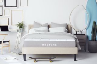 Nectar mattress on bed in bedroom