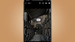 Brandy brewery barrel