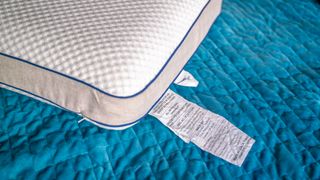 Close-up of the DreamCloud Best Rest pillow