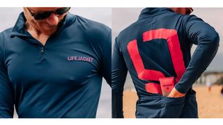 Man wearing Lifejacket Active UPF50 clothing