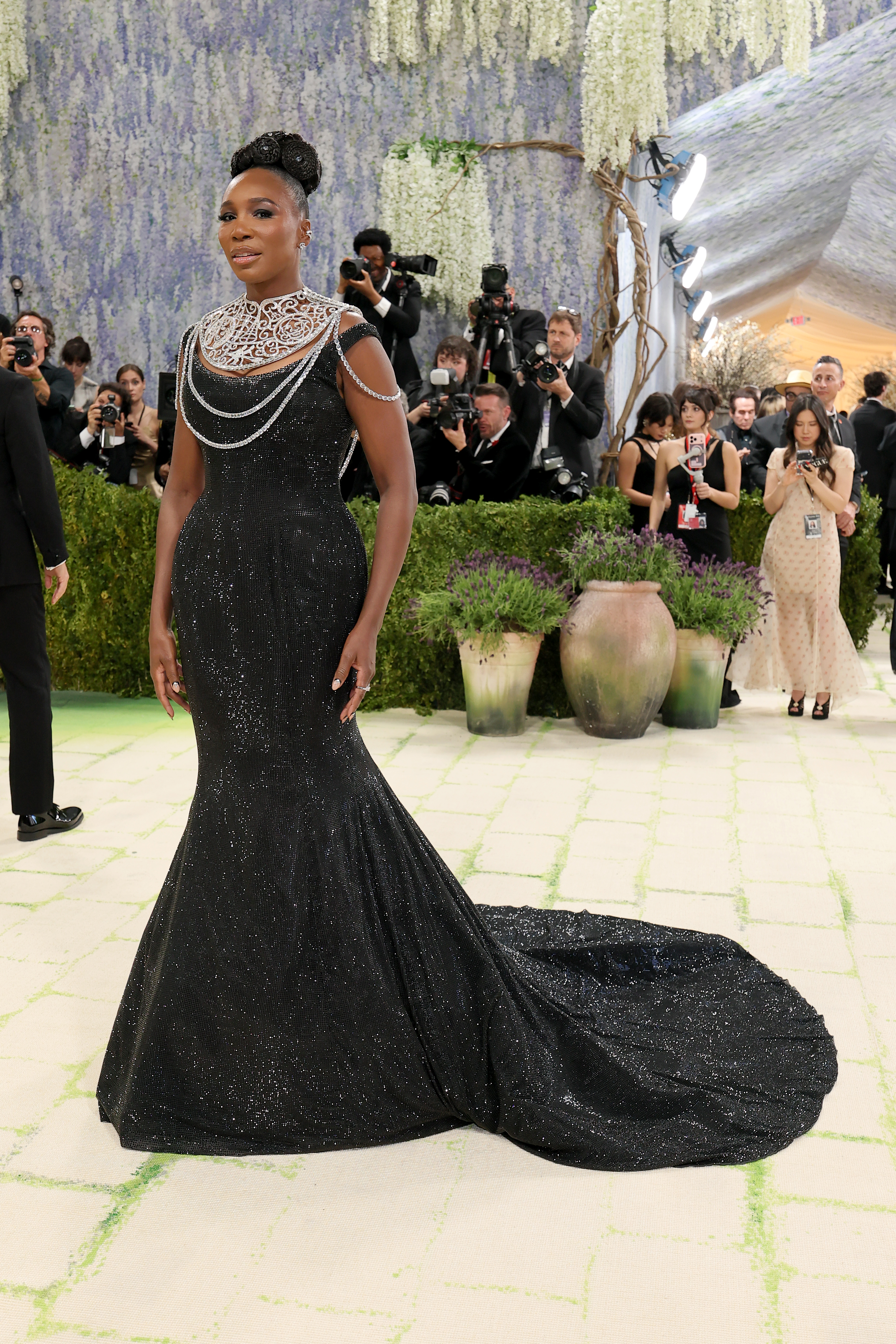 Venus Williams attends the 2026 Met Gala celebrating "Costume Art" at the Metropolitan Museum of Art on May 04, 2026 in New York City. (Photo by Mike Coppola/Getty Images)