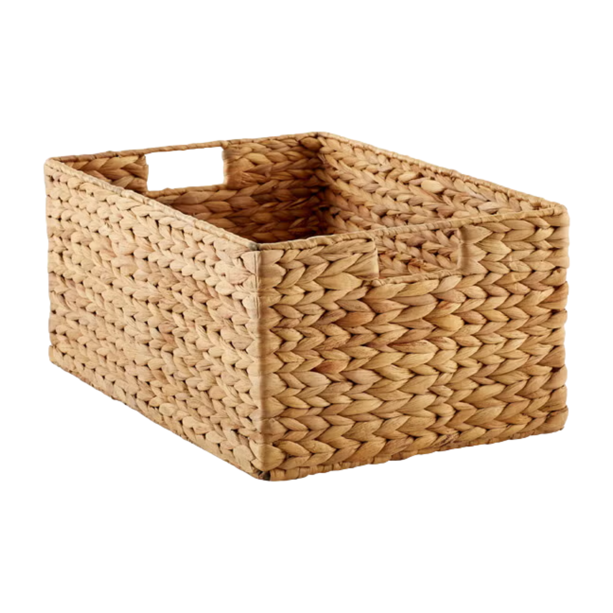 a rectangular storage basket
