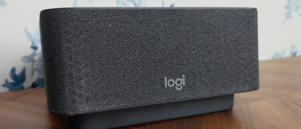 Logi Dock resting on a desk