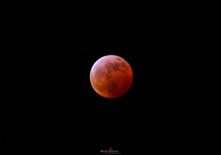 Theresa Tanner captured this image of the lunar eclipse from Alberta, Canada.