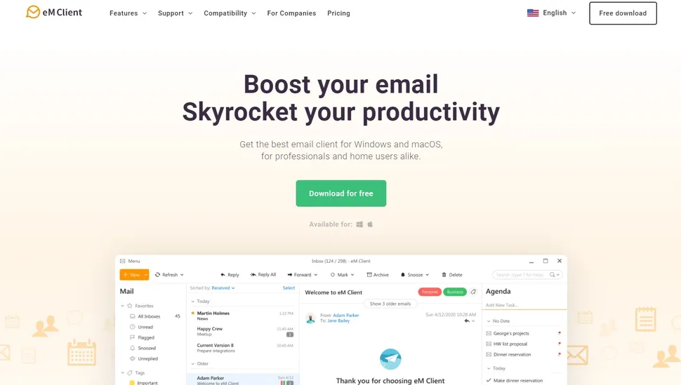 Tổng hợp các ứng dụng email client tốt nhất trên Windows 2021 18 email client windows em client