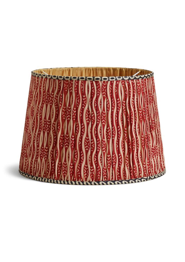 Red lampshade