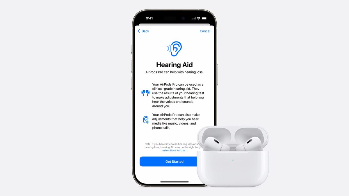 AirPods Pro hearing aid