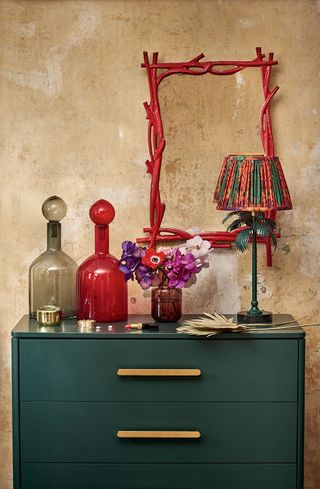 Matthew Williamson for John Lewis mirror and bottles