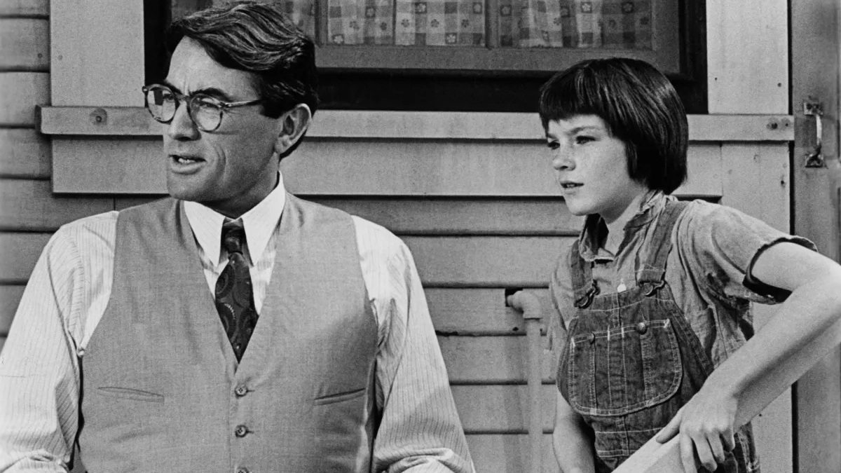 Gregory Peck in To Kill a Mockingbird