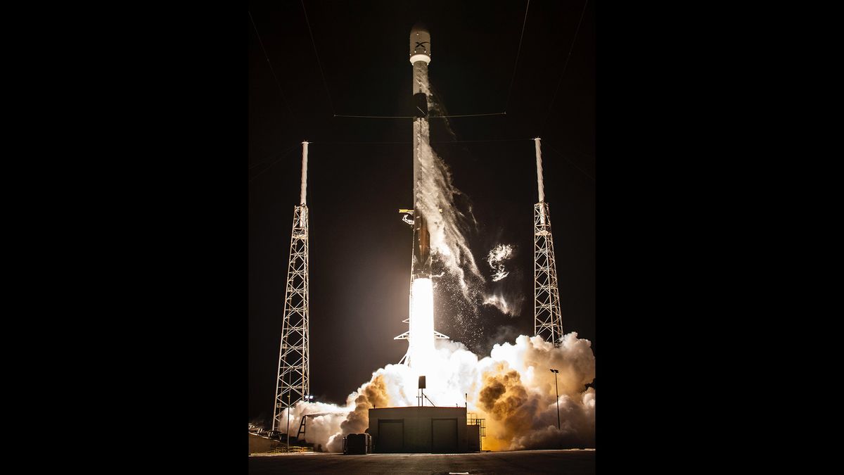 SpaceX launched its first batch of 60 Starlink satellites on May 23, 2019. They lifted off from Florida's Cape Canaveral Air Force Station on a Falcon 9 rocket at 10:30 p.m. EDT (0230 GMT on May 24).