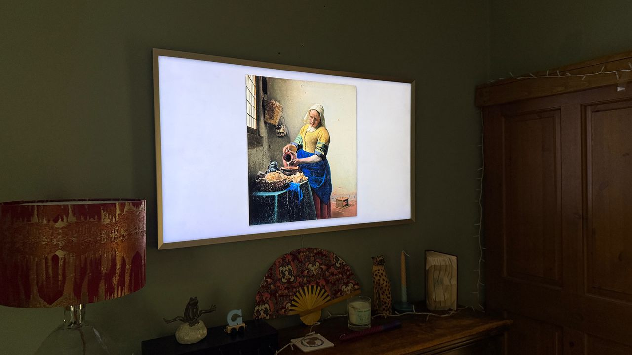 Vincent van Gough's The Scarecrows, as displayed on the Samsung Frame TV.