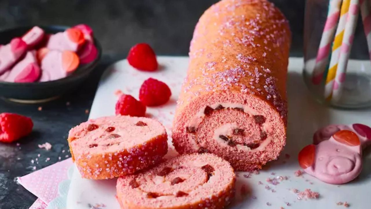 percy pig swiss roll m&amp;s