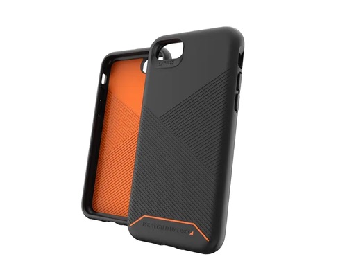 B&auml;sta iPhone SE-skal: Ett Zagg Gear4 Denali-skal mot en vit bakgrund.