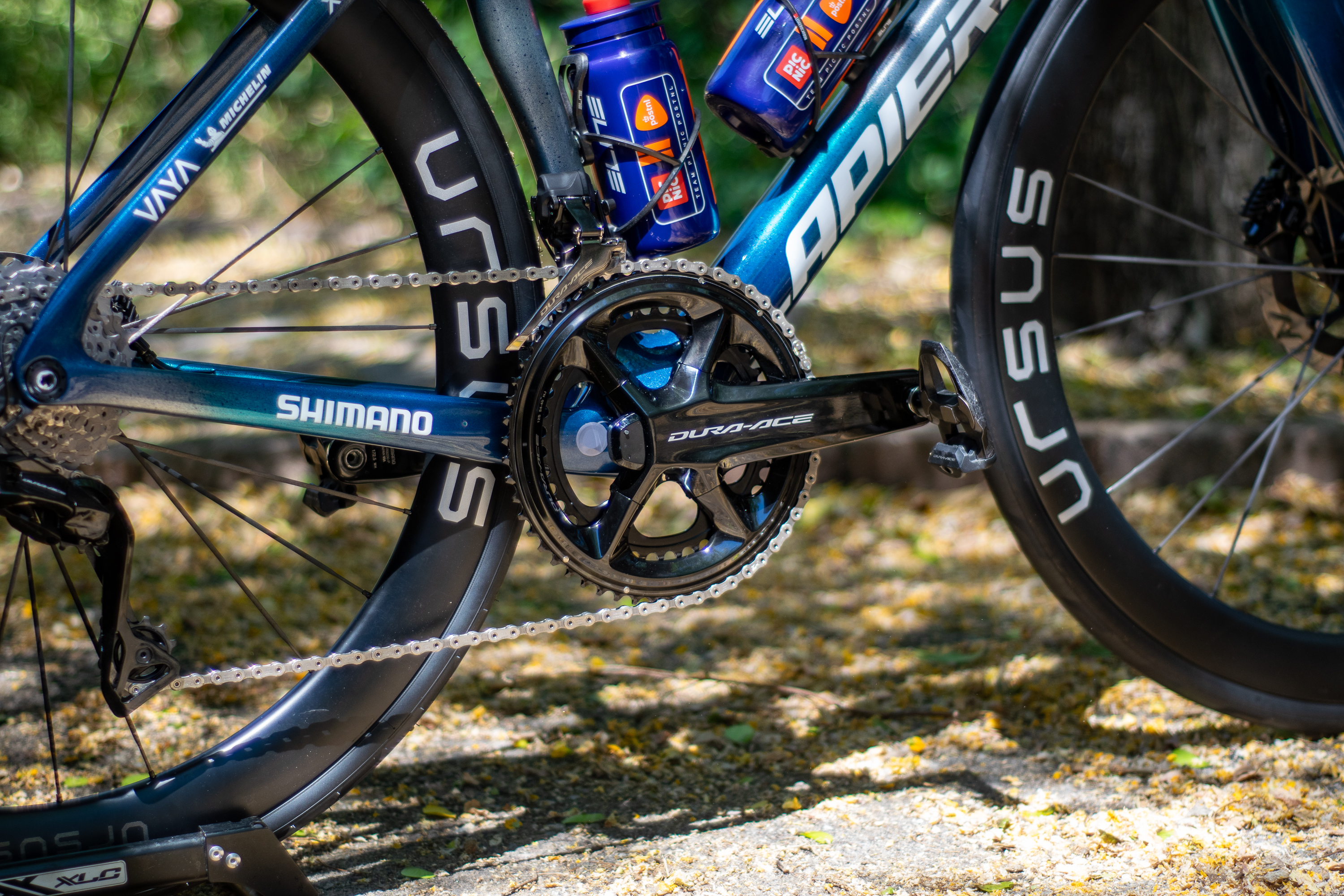 An 80th anniversary Lapierre Xelius DRS bike at the 2026 Tour de France
