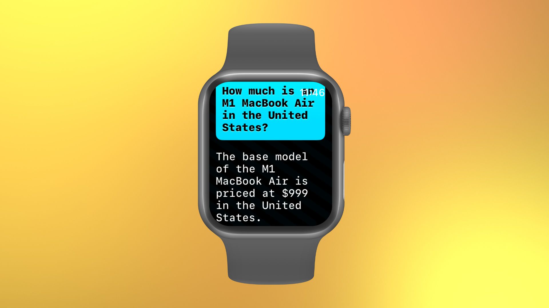 ChatGPT на Apple Watch