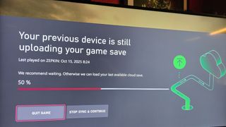 Xbox Cloud Save Indicator