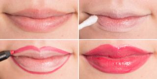 Using Concealer, Lip Liner and Lipstick on Lips