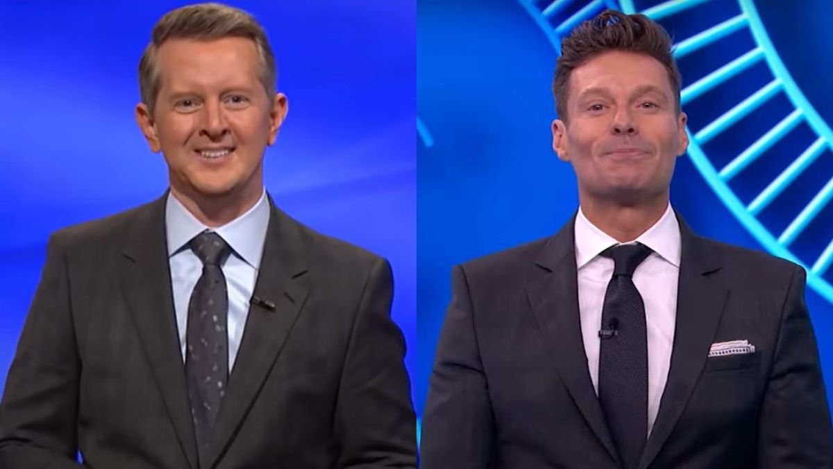 Ken Jennings is the host of Jeopardy!, and Ryan Seacrest is the host of Wheel of Fortune.