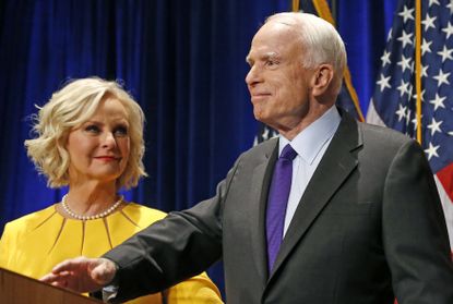 Cindy McCain and John McCain.