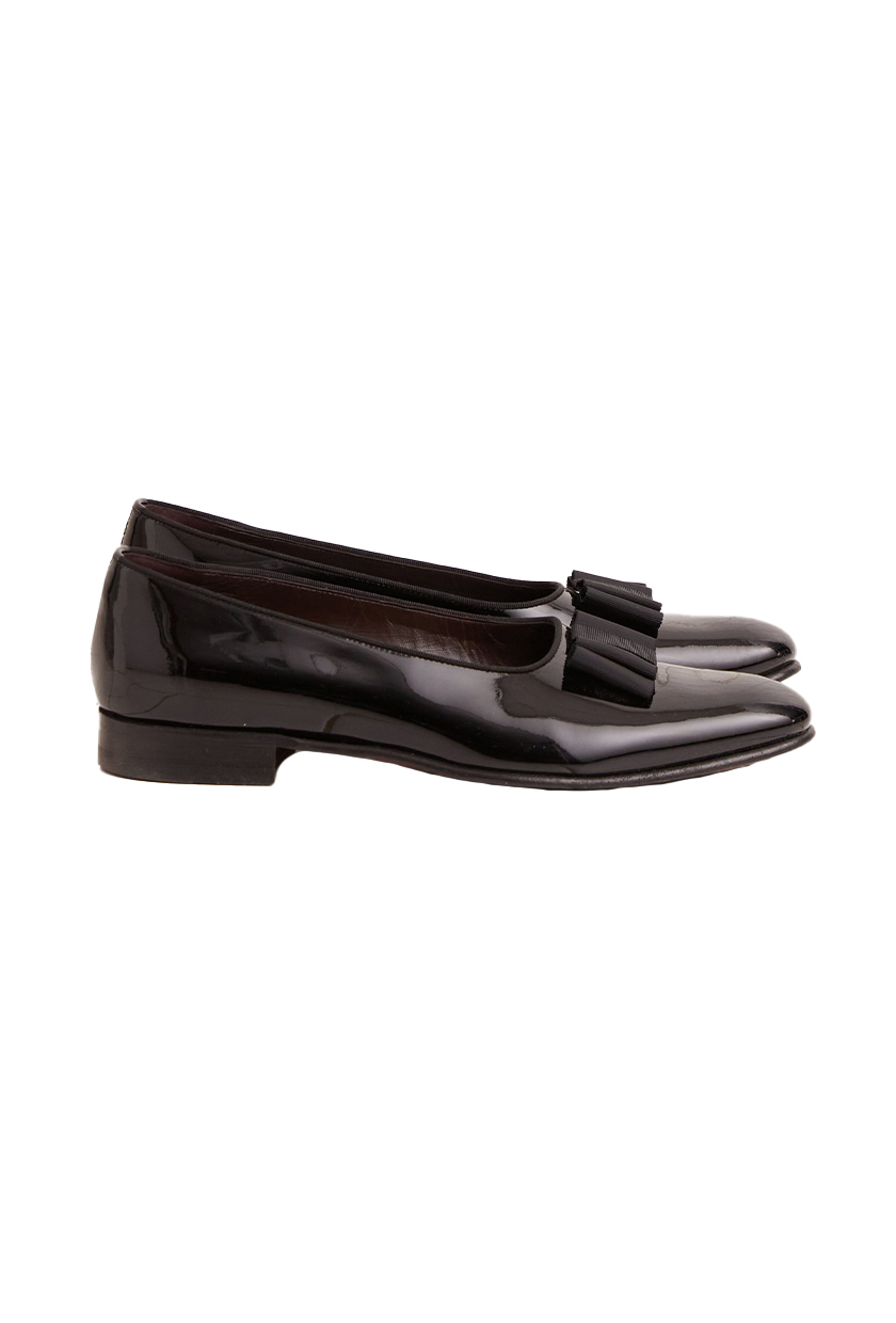 Bode black patent dress shoes