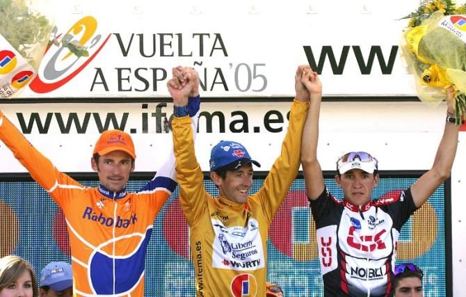 Denis Menchov finished the 2005 Vuelta a Espana in 2nd place but was named the winner after Roberto Heras was stripped of his title due to a doping violation
