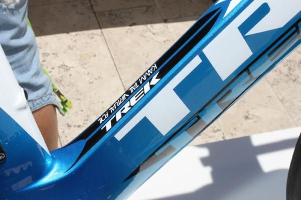 The Kammtail is a airfoil with a truncated tail as seen here on the Speed Concept's downtube.