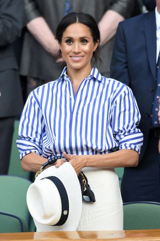 Meghan, duquesa de Sussex en Wimbledon en 2018