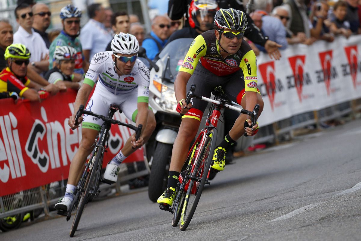 Jacopo Mosca (Wilier Triestina) on the attack
