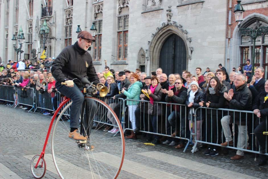 He'll have a hard job keeping up with the pack on this bike