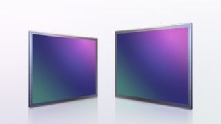 Samsung's latest image sensors, including the ISOCELL HP1 (left).