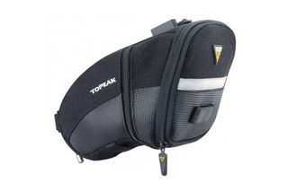 Image shows the Topeak Aero Wedge saddlebag