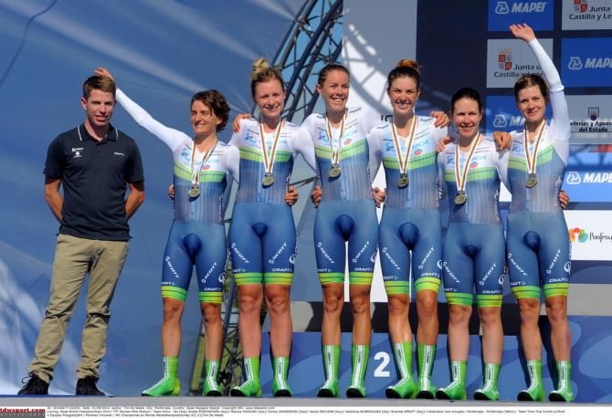 Second place for Orica-AIS at the TTT