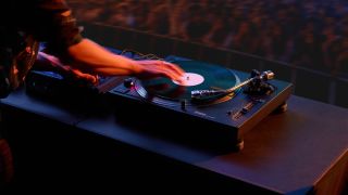 Technics-SL-1210MKX being used at concert