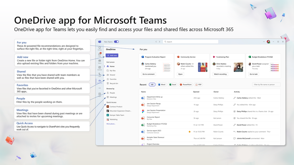 Neue OneDrive-App für Microsoft Teams